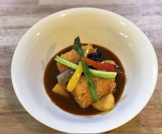 🌻4月28日（火）日替わりランチ「ライスコロッケカレー」お食事処向日葵