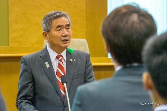 佐野豊 町長・令和二年度始めの訓示「町民の幸せを第一として心豊かに光輝く町づくり」