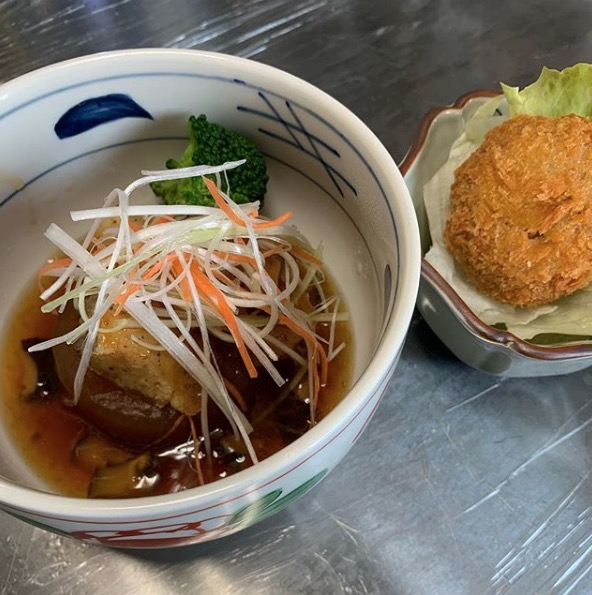 🌻5月12日（火）日替わりランチ「大根と揚げたら🐟のあんかけ定食」お食事処向日葵