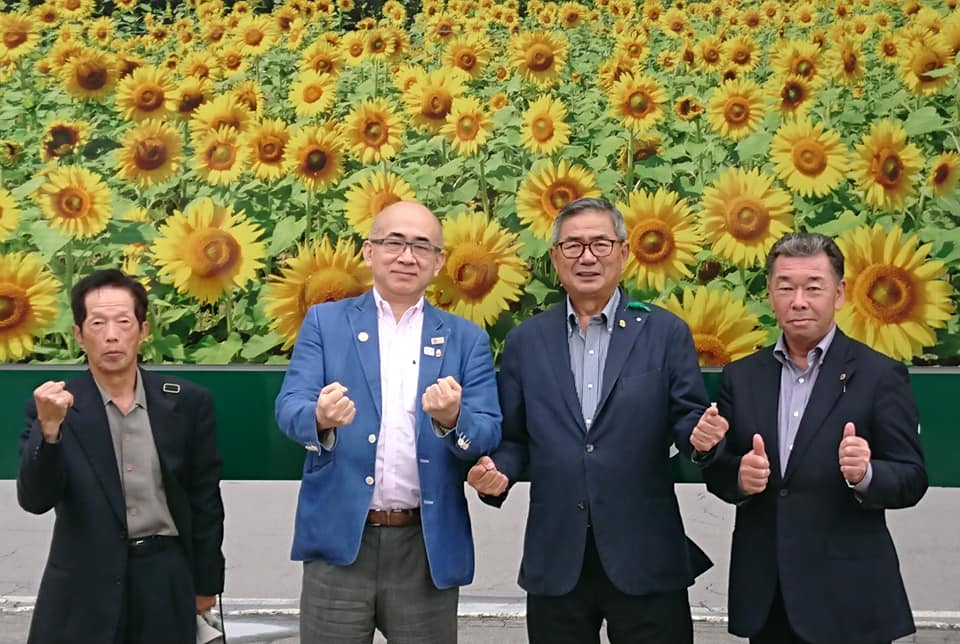 北竜町長 佐野豊 活動報告・8月30日（日）ひまわり観光大使・溝畑宏 氏（公財・大阪観光局理事長）来訪
