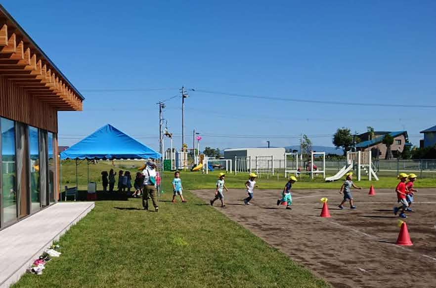 北竜町長 佐野豊 活動報告・9月3日（木）「やわら保育園」保育状況視察