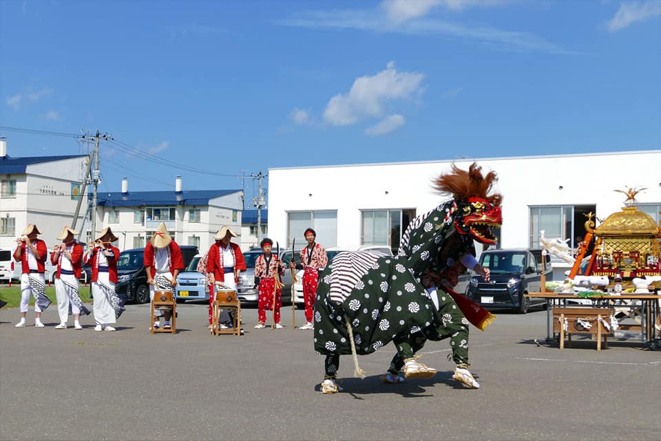 北竜町長 佐野豊 活動報告・9月9日（水）真竜神社秋祭り「獅子舞」披露、碧水神社「秋の例大祭」参拝
