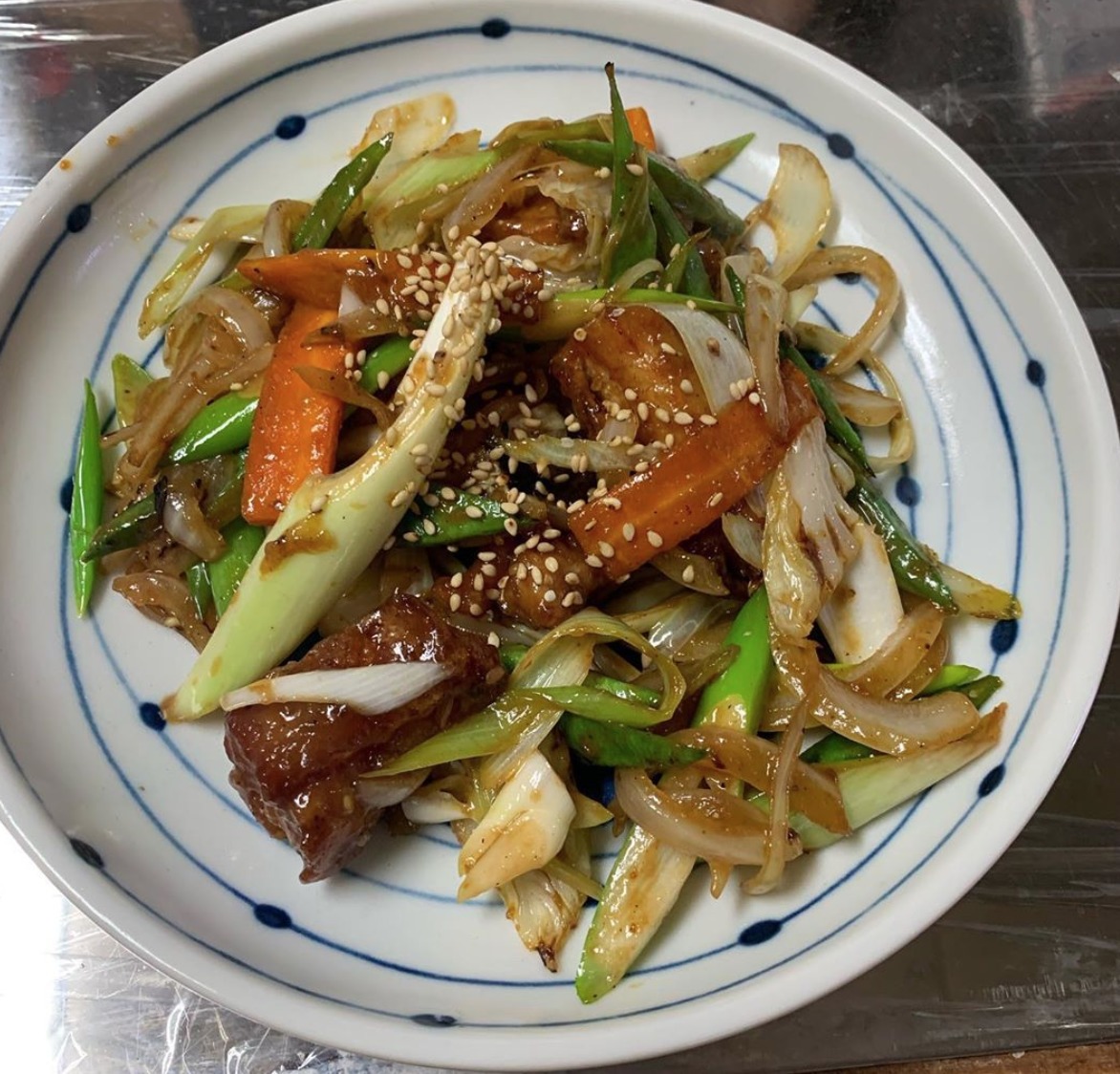 🌻 15 Ekim (Perşembe) Sebze sote seti yemeği ♬ [Himawari Restoran]