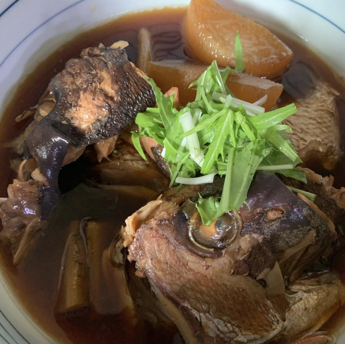 🌻 1月21日（木）鯛の煮付け〜茶碗蒸し付〜でした ♪【お食事処向日葵】