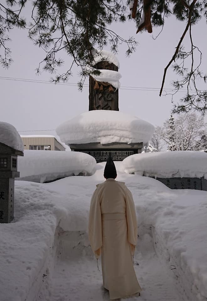 北竜町長 佐野豊 活動報告・2月11日（木）真竜神社 建国祭 参列