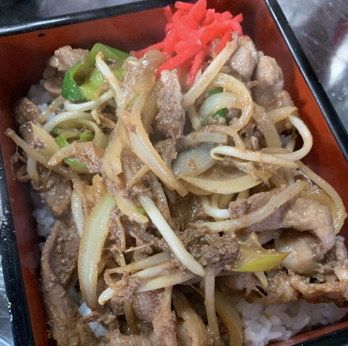 🌻 1月29日（金）豚ジンギスカン丼でした ♪【お食事処向日葵】