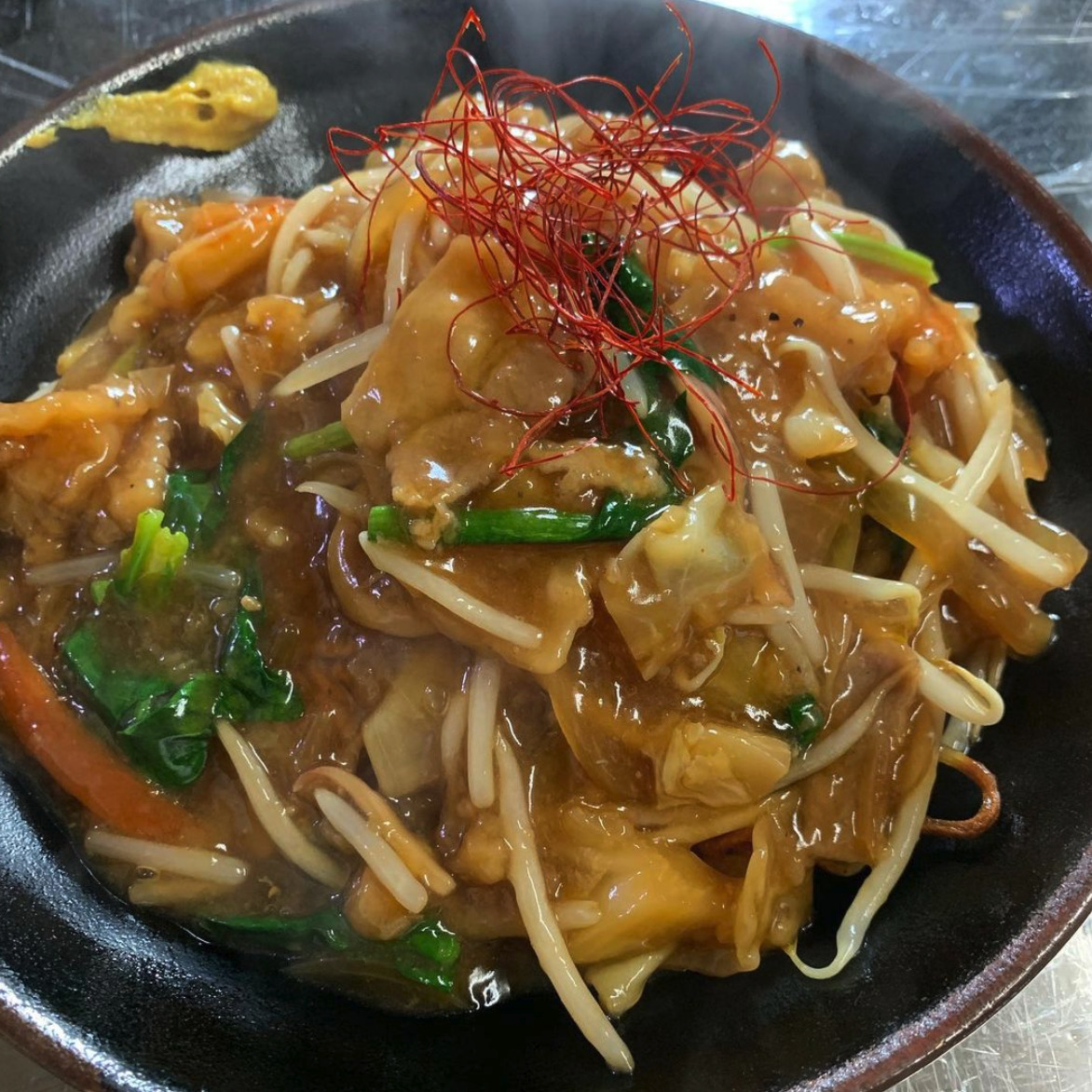 🌻 3月29日（月）あんかけ焼きそばでした 😊【お食事処向日葵】