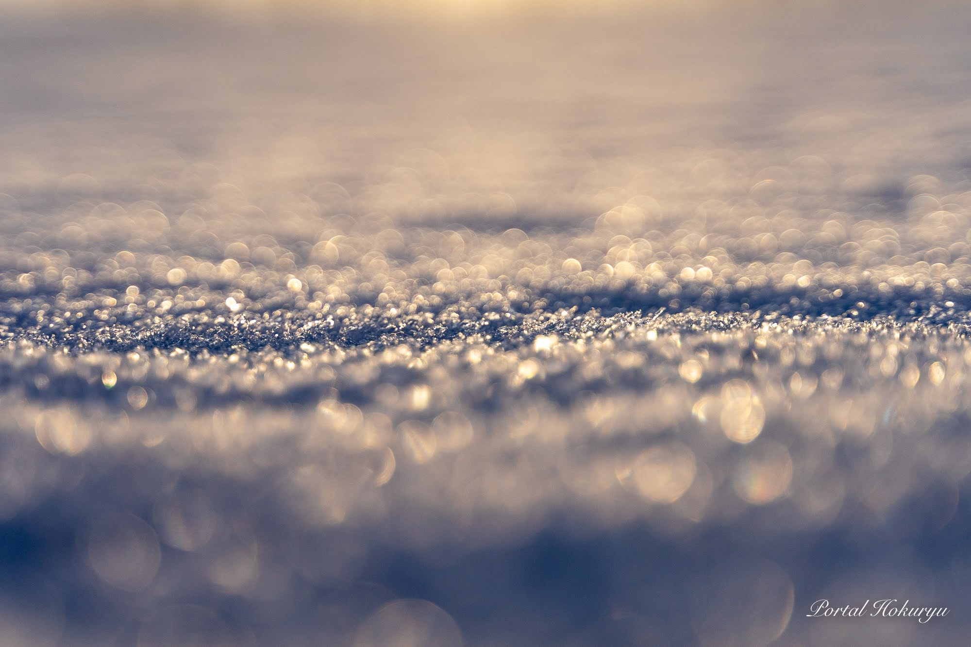 ダイヤモンドの雪の輝き