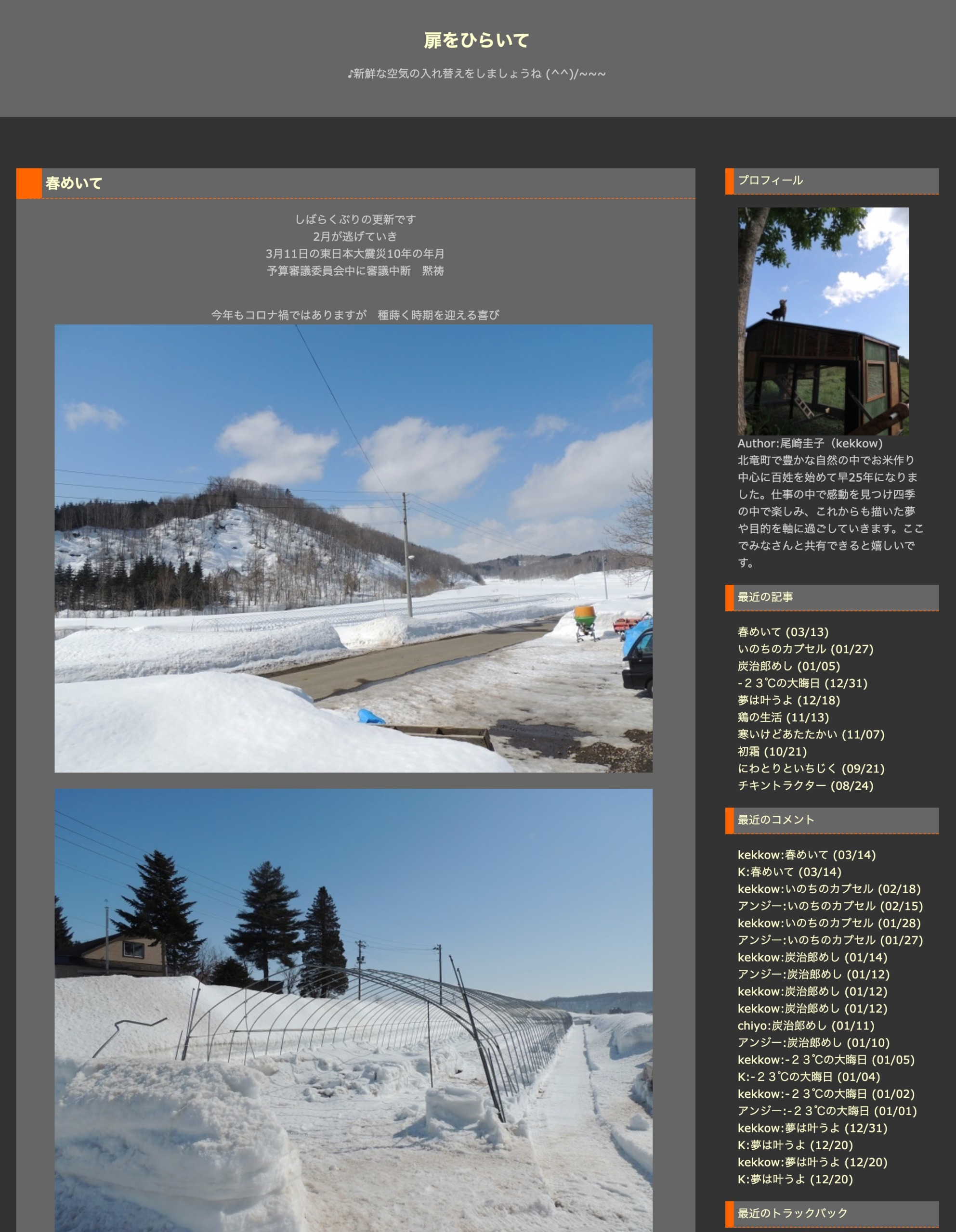 ฤดูใบไม้ผลิอยู่กลางอากาศ: ความสุขในการหว่านเมล็ดพันธุ์ แม้จะมีการระบาดของไวรัสโคโรนาในปีนี้ [เปิดประตู เคโกะ โอซากิ]