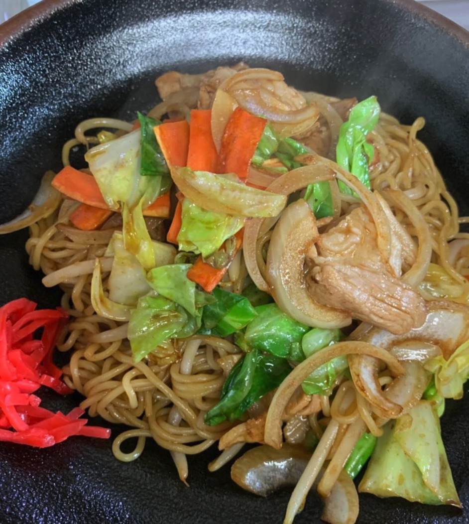 🌻 4月12日（月）焼きそばでした 😊【お食事処向日葵】