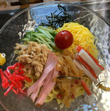 🌻 Getdikcə isti olur, ona görə də soyuq ramen təqdim etməyə başladıq 😄 Zəhmət olmasa, cəhd edin! [Himawari Restoranı]