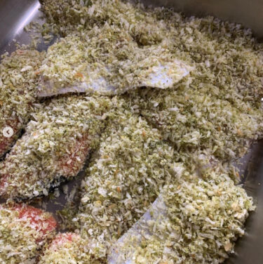 🌻 7月3日（土）ヒラメとシャケの香草パン粉焼き ♪ でした 😊【お食事処向日葵】