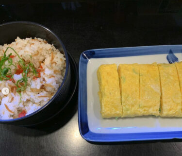 🌻 7月6日（火）だし巻き卵でした ♪ じゃこ梅ご飯・味噌汁・漬物・ドリンク付き 😊【お食事処向日葵】