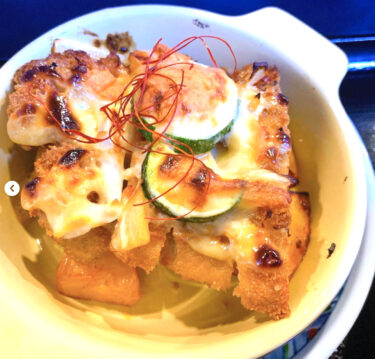 🌻 7月13日（火）トンカツのチーズタッカルビ ♪ でした 😊【お食事処向日葵】