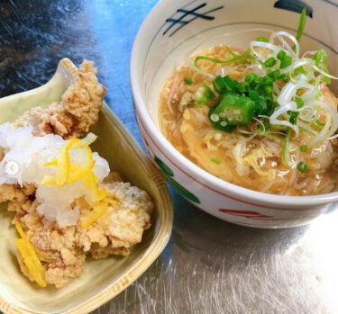 🌻 14 Temmuz (Çarşamba) Rendelenmiş daikon turpu ve ponzu soslu kalın tofu ve tavuk ♪ 😊 [Himawari Restoranı]