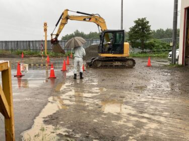 今日は技能実習生の技能評価試験でした。2人とも合格してくれることでしょう【北興建設】