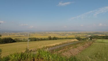 実りの秋になりつつある北竜町です。美味しい新米の収穫がもうすぐ始まります【北興建設】