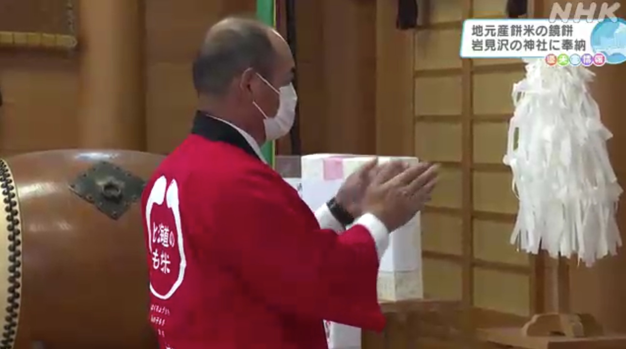 神社に奉納【NHK 北海道 NEWS WEB】