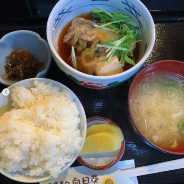 🌻 9月29日（水）豚すき焼き定食でした 😊【お食事処向日葵】