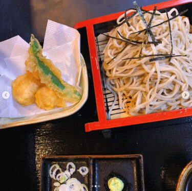 🌻 13 oktyabr Çərşənbə günü nahar südlü tempuralı soba əriştəsi idi ♪ 😊 Bu gündən etibarən yeni soba əriştələrimiz var 😊 [Himawari Restaurant]