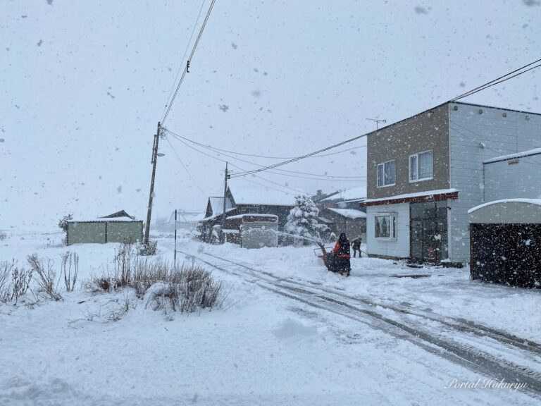 除雪作業スタート