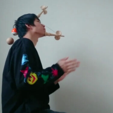 けん玉クリスマス３日目：ユニコーン手拍手１回 ユニコーン２本？に挑戦【北竜けん玉クラブ】