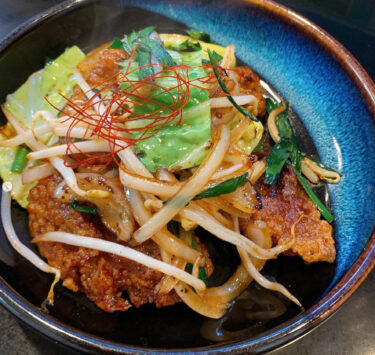 🌻 12月2日（木）野菜炒めでした・鹿肉使用のジビエ料理 😊【お食事処向日葵】