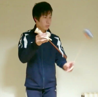 けん玉クリスマス１７日目：ムーンサルト【北竜けん玉クラブ】