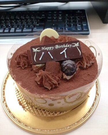 今日はハイの誕生日です。 ベトナムから技能実習生として入社し約2年半が過ぎました【北興建設】