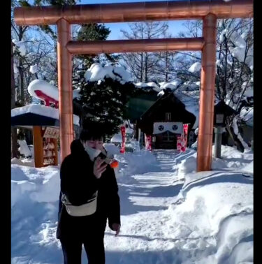 いつぞやのとある神社で初詣ついでに人がいない間にレジェンド【北竜けん玉クラブ】