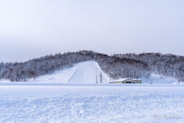 パウダースノーの北竜町営スキー場