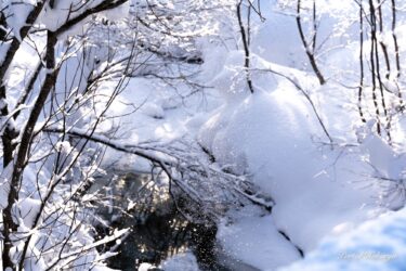 Dondurmanın altındakı incə buzun parıldaması
