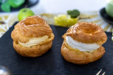 北竜町産「永井さんちの米粉（北瑞穂）」を使ったシュークリームは優しい味わい！