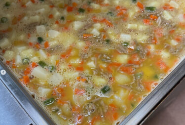 🌻 11 iyun (Şənbə) - İspan omleti ♪ Bol tərəvəzli omlet 😊 [Himawari Restoranı]