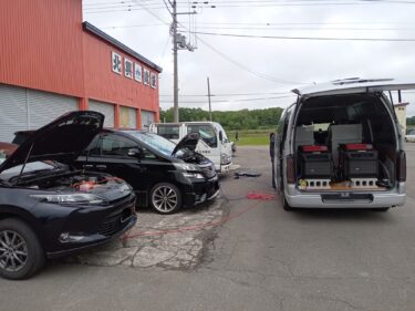 温室効果ガス削減に向け少しずつですが取り組みをしているところです。グッドワン東日本」さんにお願いし、エンジンのクリーニングを行いました【北興建設】