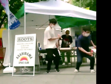 先週の旭川で開催された #まちなか賑わいstreet にて @northperson_mikami さんとの初シンクロ🔥ありがとうございました✨【北竜けん玉クラブ】