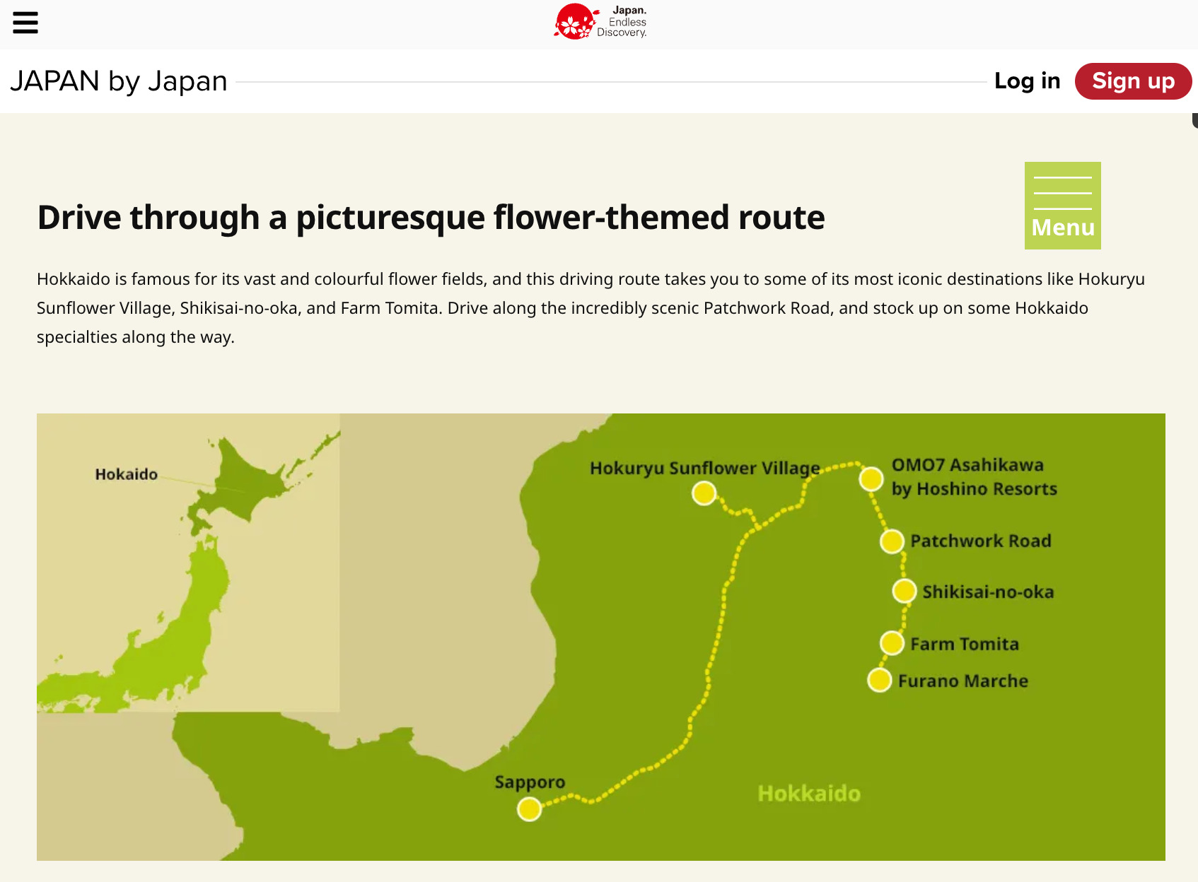 【JNTO】Recommended road trip