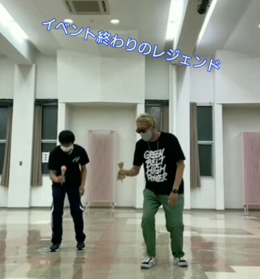 今日は第２回北竜けん玉祭り後のシンクロ動画を。 相手は @asahidama_official のジョンさん ✨【北竜けん玉クラブ】