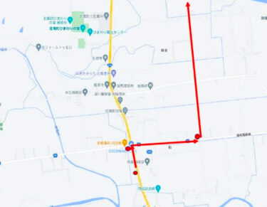 ひまわりの里にご来場されない方は、地図のような迂回経路をご利用ください【北竜町ひまわり観光協会】