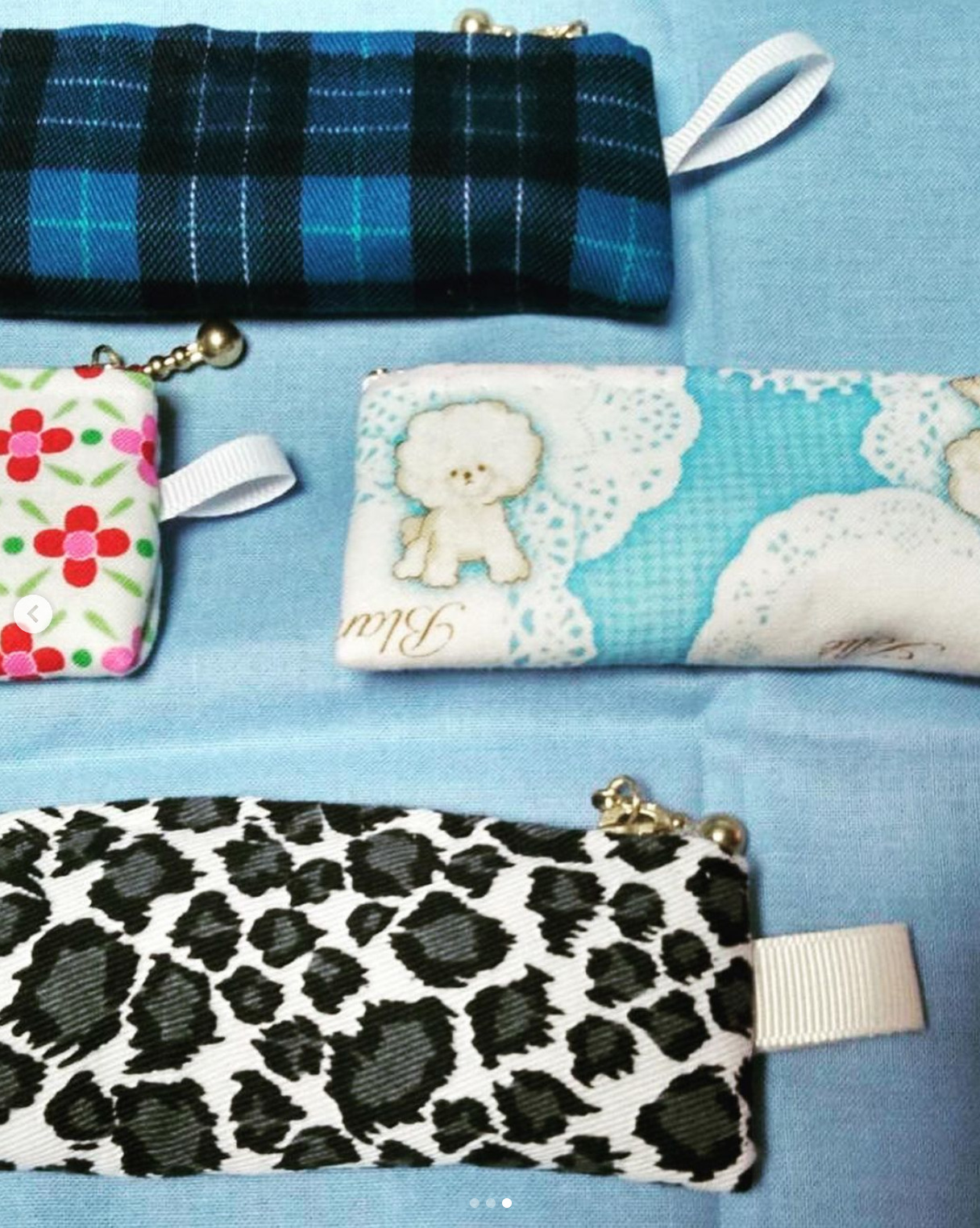 北竜マルシェ出店者さん ☺️ 「ちくちくたいむ｣さん、アームカバー、ポーチ、ペンケース…可愛い布小物が続々出来上がってます💕【北竜マルシェ・9/4（日）開催】