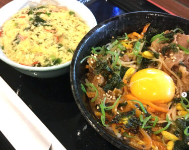 10月の湯 & 食パックです！ビビンバ風丼と卵スープ【サンフラワーパーク北竜温泉】