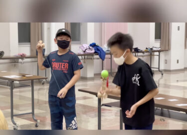 今日はこの前の一周年記念大会のドラゴンレベル決勝戦の様子をお届け ✨【北竜けん玉クラブ】