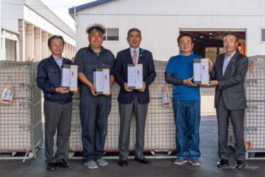 令和４年度・酒米「彗星（すいせい）」稲刈り ＆ 新米初出荷「彗星」は龍神酒造株式会社（群馬県館林市）等に出荷予定