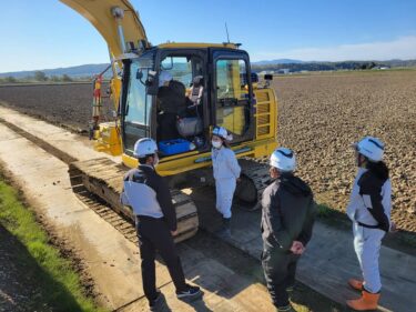 本日（10/13）高校生が職場見学に来てくれました。インターンシップは随時受け付けております。ぜひ一度見学に来てみて下さい【北興建設】