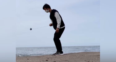 来週からクラブも再開。楽しみです。道北の海からおまたぱつんぱつんをお送りします【北竜けん玉クラブ】