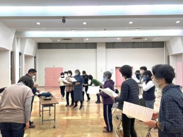 今日は今年最後のひまわりコーラス練習です。来年の1月19日にまたお会いしましょう 🎵【北竜町ひまわりコーラス】