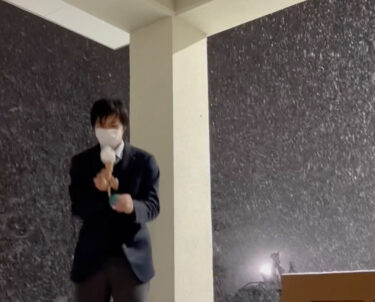 #けん玉クリスマス・8日目「もしかめ5回」普通にやってもアレなので、雪玉でやりました ☃️【北竜けん玉クラブ】