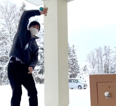 #けん玉クリスマス・20日目「遠心力」普段使わない筋肉を使った気がしてます…笑【北竜けん玉クラブ】