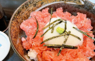 🌻 12月20日（火）本日の日替わりランチ：ネギトロ丼でした 😊【お食事処向日葵】