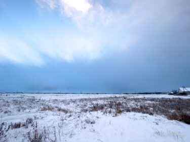 銀世界のはじまりの風景